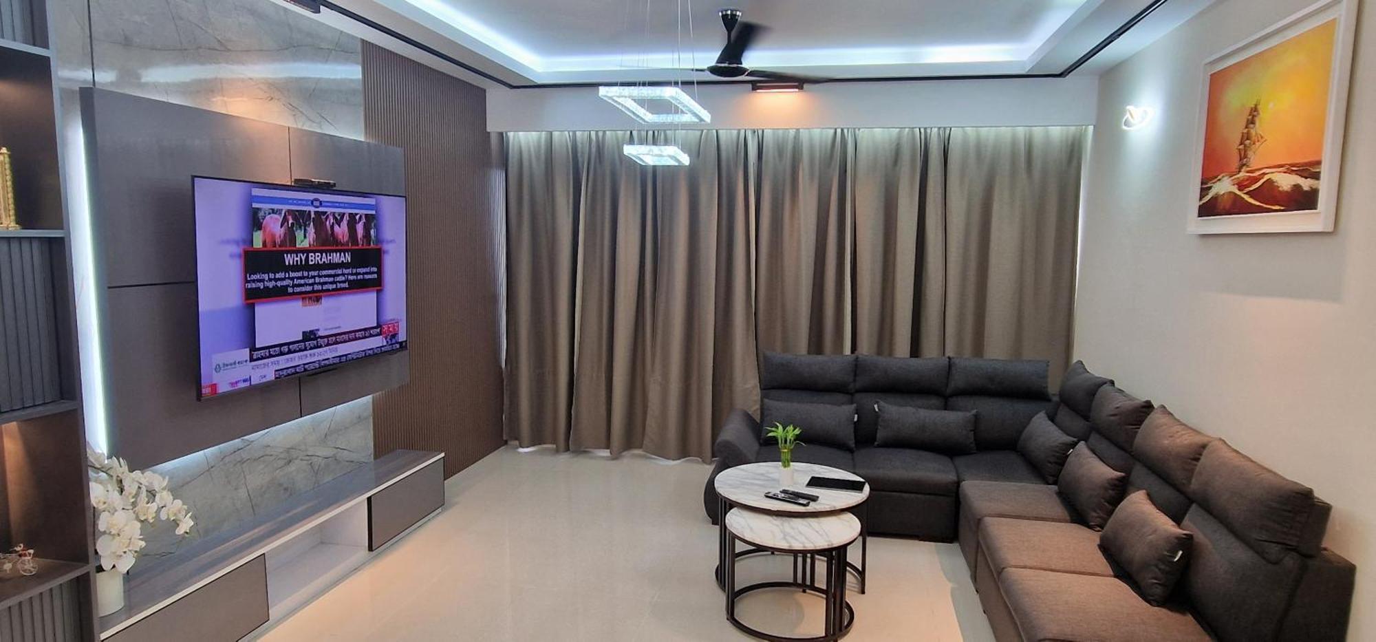 Elegant Secured Family Apartment With Open Space Dhaka Buitenkant foto